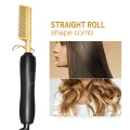 Electric Hair Straightener Comb Copper